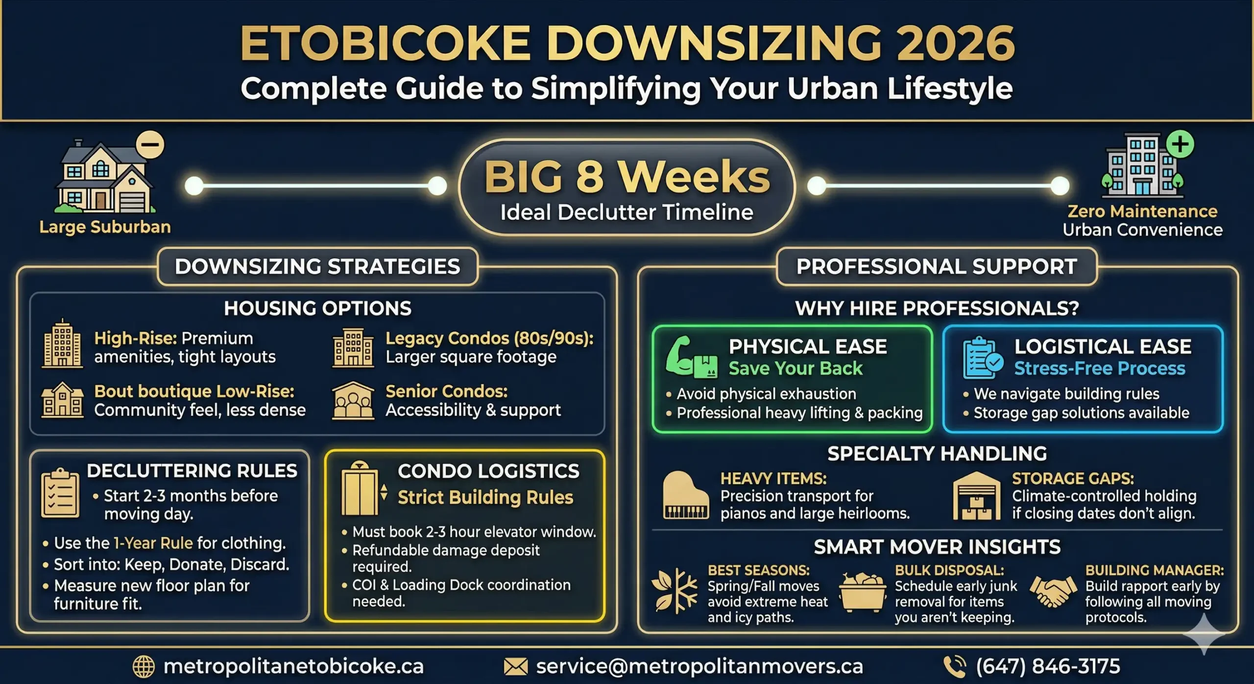 Etobicoke Downsizing: The Complete Guide to Transitioning to a Simplified Urban Lifestyle