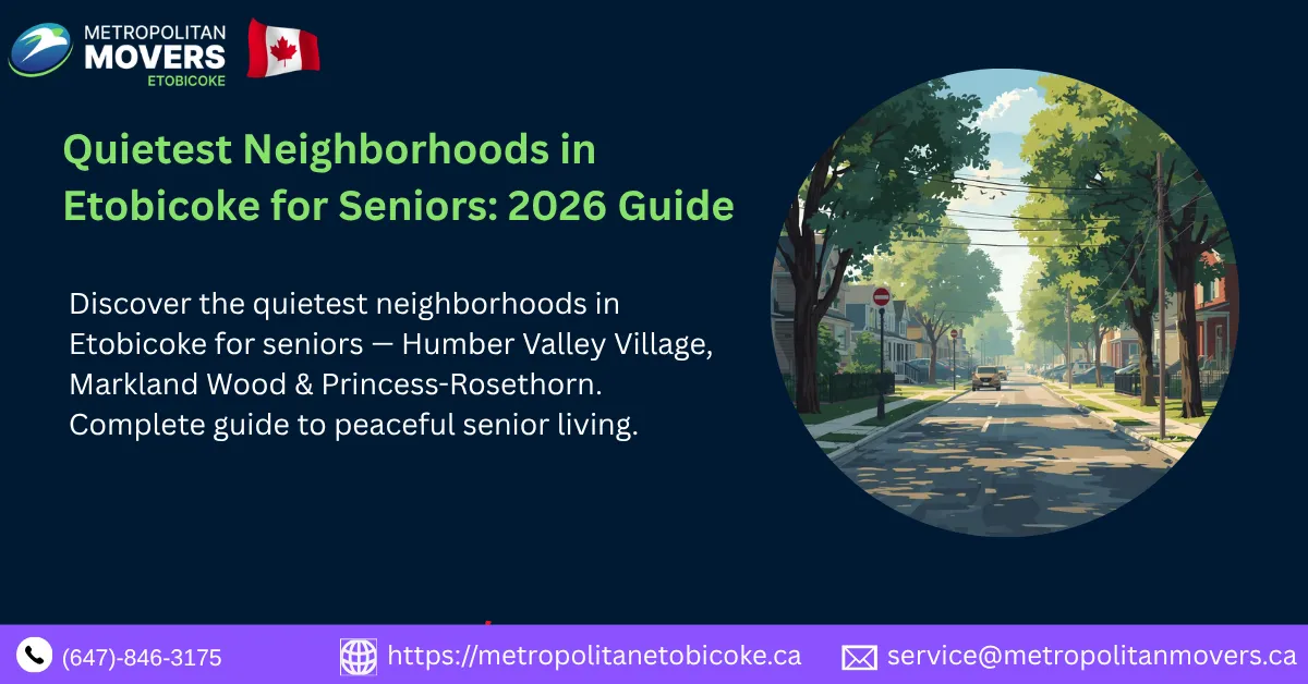 Quietest Neighborhoods in Etobicoke for Seniors: Your Complete Guide to Peaceful Toronto West Living